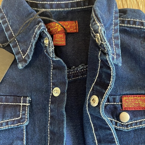 7 For All Mankind Boys Denim Outfit NWT - Picture 3 of 9